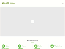 Tablet Screenshot of kosherindia.com